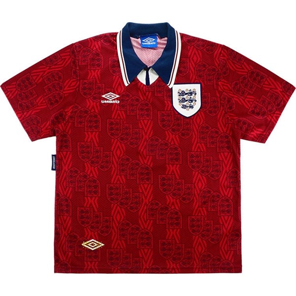 Camiseta Inglaterra 2ª Retro 1994 Rojo